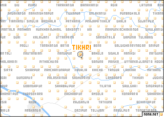 map of Tikhri