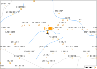 map of Ţīkhūr