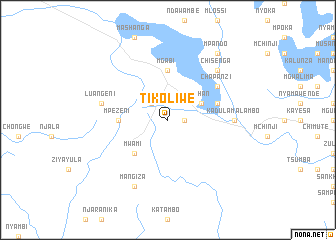 map of Tikoliwe