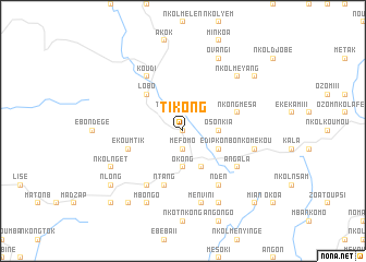 map of Tikong