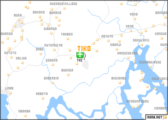 map of Tiko