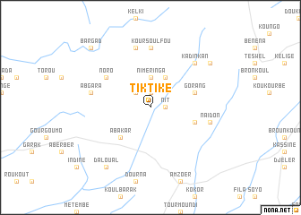 map of Tiktiké