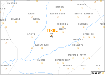 map of Tikul