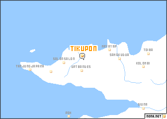 map of Tikupon