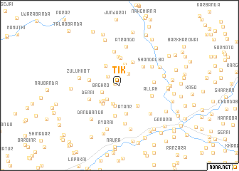map of Tīk