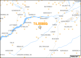 map of Tila-Abad