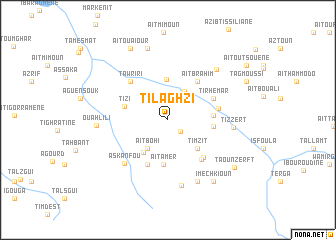 map of Tilaghzi