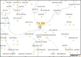 map of Til‘ah