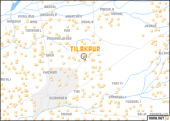 map of Tilakpur