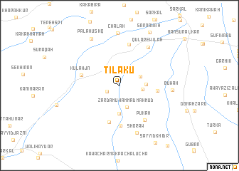 map of Tīlākū