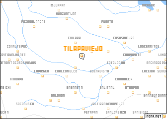 map of Tilapa Viejo