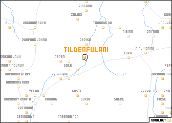 map of Tilden Fulani