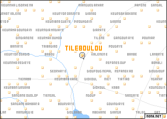 map of Tilé Boulou