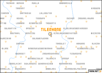 map of Tilerhane