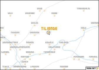 map of Tiliandé