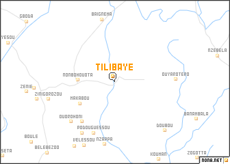 map of Tilibaye