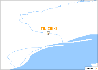 map of Tilichiki