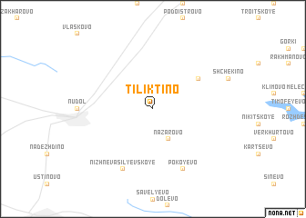 map of Tiliktino