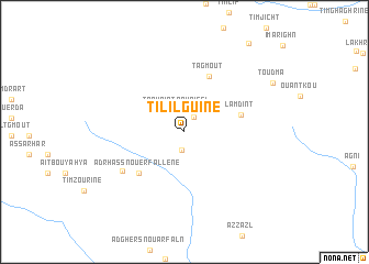 map of Tililguine