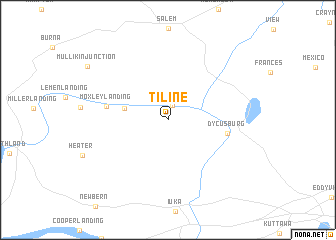 map of Tiline