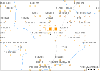 map of Tilioua