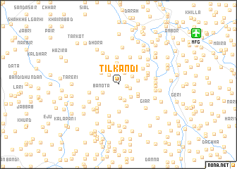 map of Tilkandi