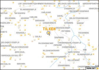 map of Tīlkeh