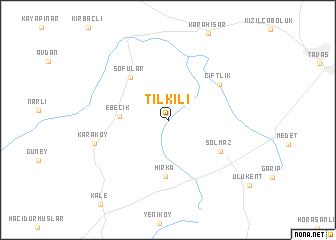 map of Tilkili