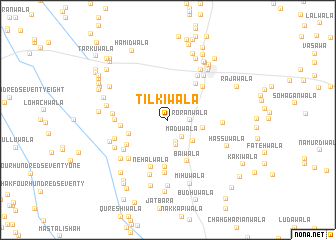 map of Tilkiwāla
