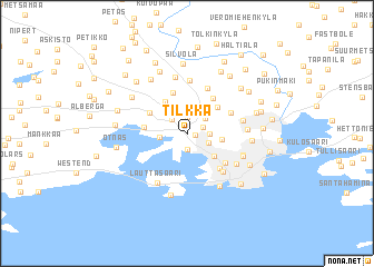 map of Tilkka