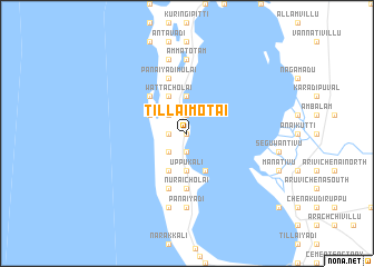 map of Tillaimotai