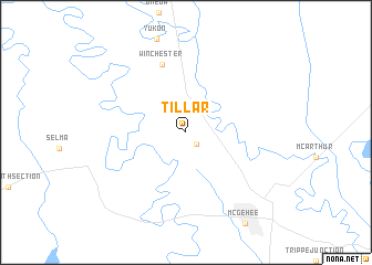map of Tillar