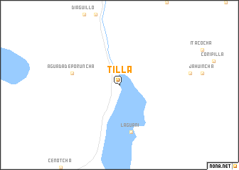 map of Tilla