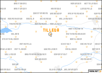 map of Tilleda