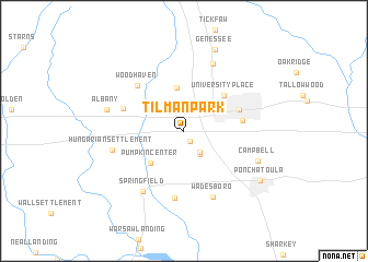 map of Tilman Park