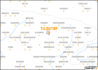 map of Tiloutaf