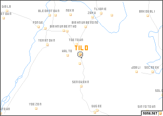 map of Tilo