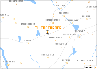 map of Tilton Corner