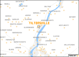 map of Tiltonsville