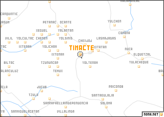 map of Timacté