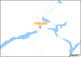 map of Timagami