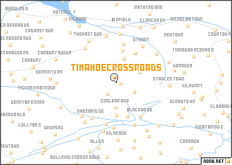 map of Timahoe Cross Roads