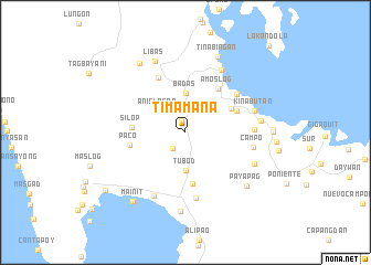 map of Timamana