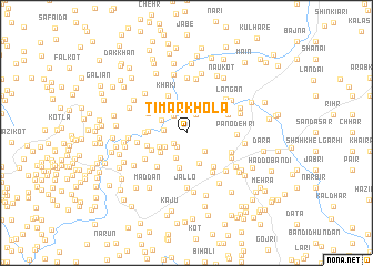 map of Timar Khola