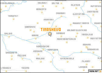 map of Timashëvo