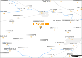 map of Timashëvo