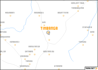 map of Timbanga