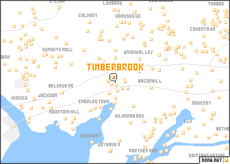 map of Timberbrook