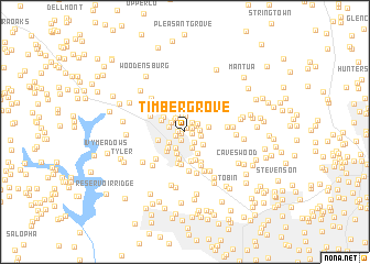map of Timber Grove