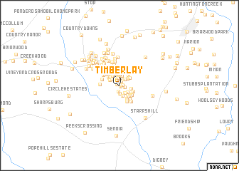 map of Timberlay